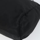 PRADA Pouch Nylon Black Silver Auth mr1921-15
