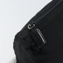 PRADA Pouch Nylon Black Silver Auth mr1921-8
