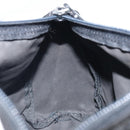 PRADA Pouch Nylon Black Silver Auth mr1921-18