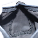 PRADA Pouch Nylon Black Silver Auth mr1921-11