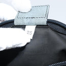 PRADA Pouch Nylon Black Silver Auth mr1921-12