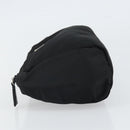 PRADA Pouch Nylon Black Silver Auth mr1921-4