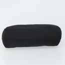 PRADA Pouch Nylon Black Silver Auth mr1921-6