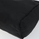 PRADA Pouch Nylon Black Silver Auth mr1921-7