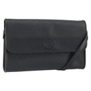 GUCCI Micro GG Supreme Shoulder Bag PVC Black Gold 004 14 0264 Auth mr1924-1