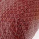 GOYARD Fischgrätmuster Saint Louis GM Tragetasche PVC Rot Auth mr1936-15