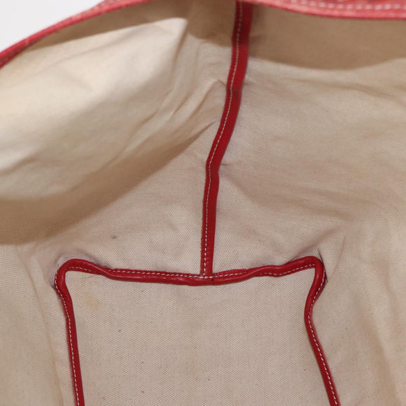 GOYARD Herringbone Saint Louis GM Tote Bag PVC Red Auth mr1936