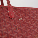 GOYARD Fischgrätmuster Saint Louis GM Tragetasche PVC Rot Auth mr1936-3