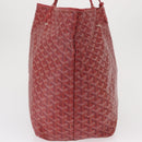 GOYARD Fischgrätmuster Saint Louis GM Tragetasche PVC Rot Auth mr1936-5