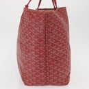 GOYARD Fischgrätmuster Saint Louis GM Tragetasche PVC Rot Auth mr1936-6