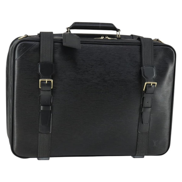 LOUIS VUITTON Epi Satellite 53 Trunk SPO Black LV Auth mr1937V