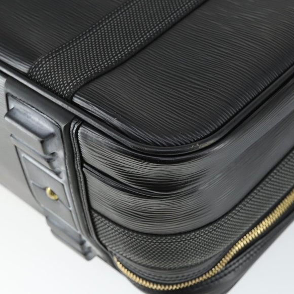 LOUIS VUITTON Epi Satellite 53 Trunk SPO Black LV Auth mr1937V