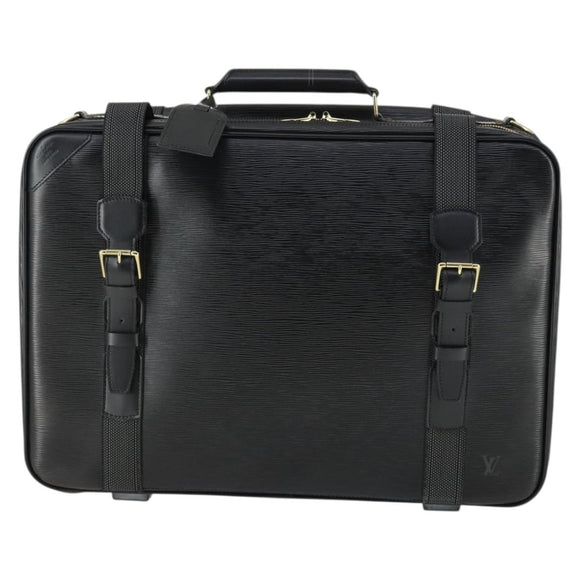 LOUIS VUITTON Epi Satellite 53 Trunk SPO Black LV Auth mr1937V