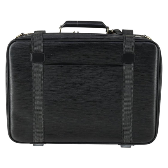 LOUIS VUITTON Epi Satellite 53 Trunk SPO Black LV Auth mr1937V
