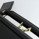 LOUIS VUITTON Epi Satellite 53 Trunk SPO Black LV Auth mr1937V-14