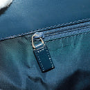 Christian Dior Trotter Canvas Hand Bag Navy Gold Auth mr1942V-23