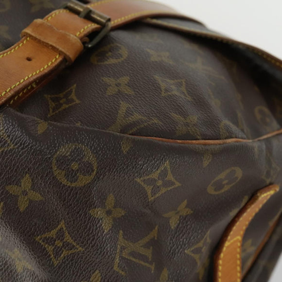 LOUIS VUITTON Monogram Saumur 43 Shoulder Bag M42252 LV Auth mr1947