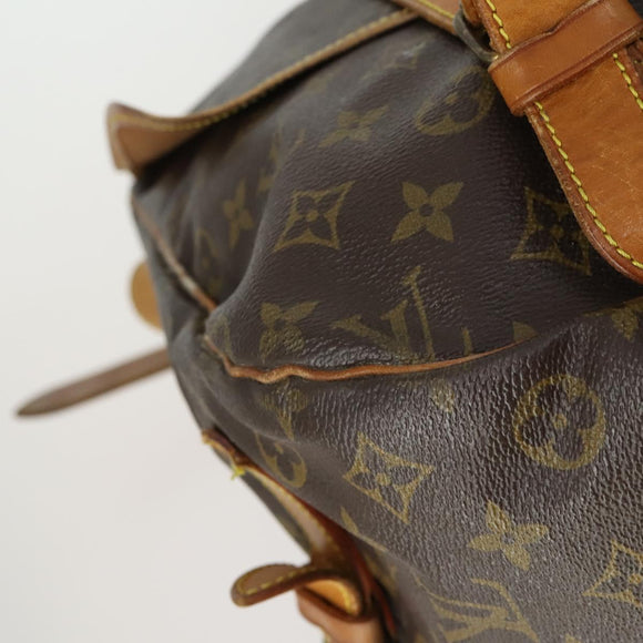 LOUIS VUITTON Monogram Saumur 43 Shoulder Bag M42252 LV Auth mr1947