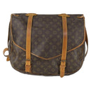LOUIS VUITTON Monogram Saumur 43 Shoulder Bag M42252 LV Auth mr1947-13