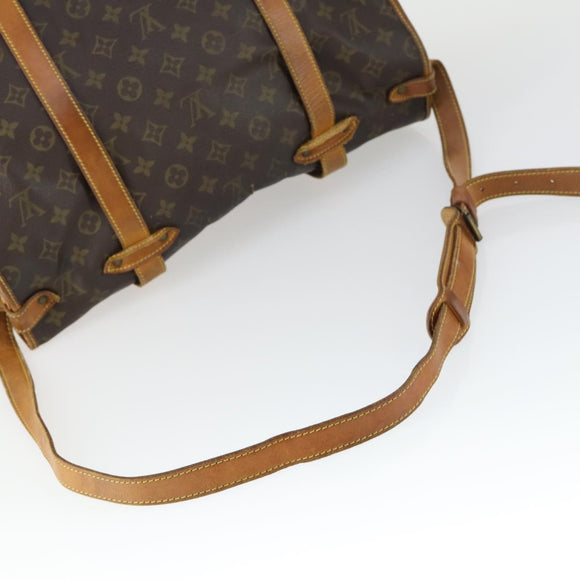 LOUIS VUITTON Monogram Saumur 43 Shoulder Bag M42252 LV Auth mr1947