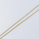 Christian Dior Crystal Necklace metal Gold Tone Auth mr1949-12