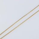 Christian Dior Crystal Necklace metal Gold Tone Auth mr1949-13