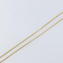 Christian Dior Crystal Necklace metal Gold Tone Auth mr1949-5