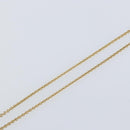 Christian Dior Crystal Necklace metal Gold Tone Auth mr1949-6