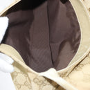 GUCCI GG Canvas Shoulder Bag Beige Gold 90646 Auth mr1955-16