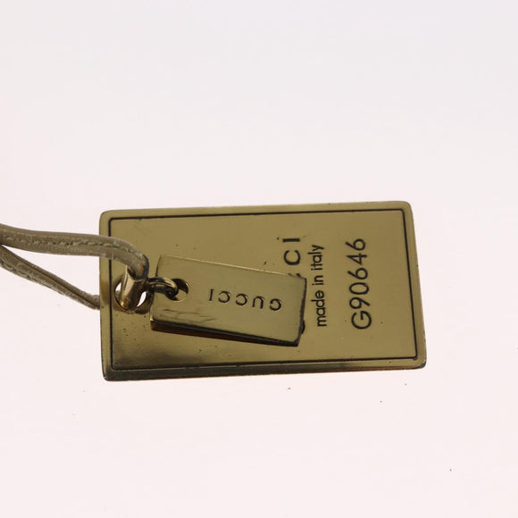 GUCCI GG Canvas Shoulder Bag Beige Gold 90646 Auth mr1955