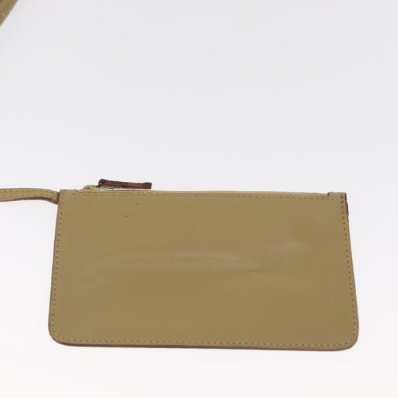 GUCCI GG Canvas Shoulder Bag Beige Gold 90646 Auth mr1955