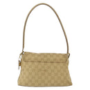 GUCCI GG Canvas Shoulder Bag Beige Gold 90646 Auth mr1955-3