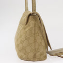 GUCCI GG Canvas Shoulder Bag Beige Gold 90646 Auth mr1955-6
