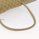 GUCCI GG Canvas Shoulder Bag Beige Gold 90646 Auth mr1955-8