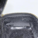 GUCCI Bamboo Vanity Pouch Patent leather Black 032 1956 0151 Auth mr1956-18