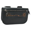 Christian Dior Cactus Jack Arm Pouch Mini Bag Pouch Leather Black Auth mr1963V-1