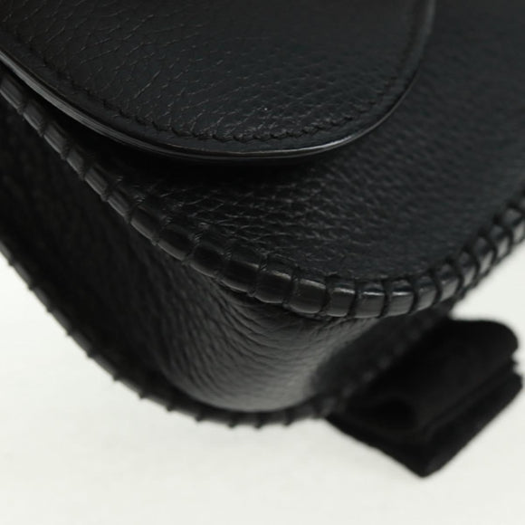 Christian Dior Cactus Jack Arm Pouch Mini Bag Pouch Leather Black Auth mr1963V