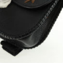 Christian Dior Cactus Jack Arm Pouch Mini Bag Pouch Leather Black Auth mr1963V-14