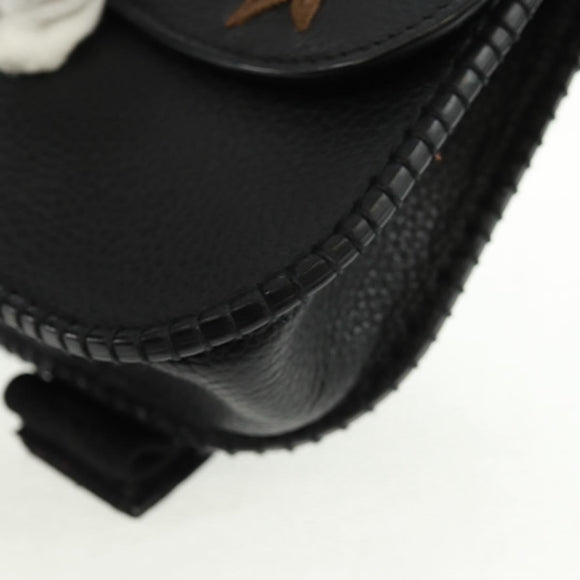 Christian Dior Cactus Jack Arm Pouch Mini Bag Pouch Leather Black Auth mr1963V