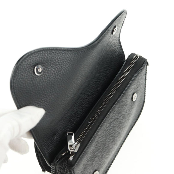 Christian Dior Cactus Jack Arm Pouch Mini Bag Pouch Leather Black Auth mr1963V