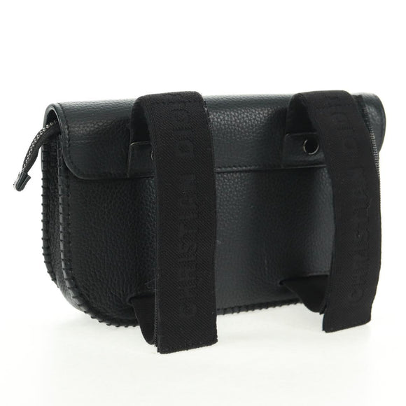 Christian Dior Cactus Jack Arm Pouch Mini Bag Pouch Leather Black Auth mr1963V