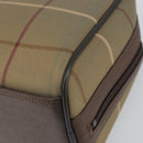 Burberrys Nova Check Hand Bag Canvas Brown Gold Auth mr1966-9