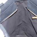 CHANEL Tote Bag Cotton Gold Black CC Auth mr1967-20