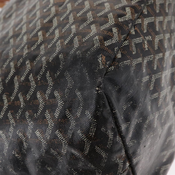 GOYARD Herringbone Saint Louis GM Tote Bag PVC Brown Auth mr1969