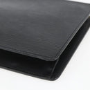 LOUIS VUITTON Epi Pochette Homme Clutch Bag Black M52522 LV Auth mr1972-15