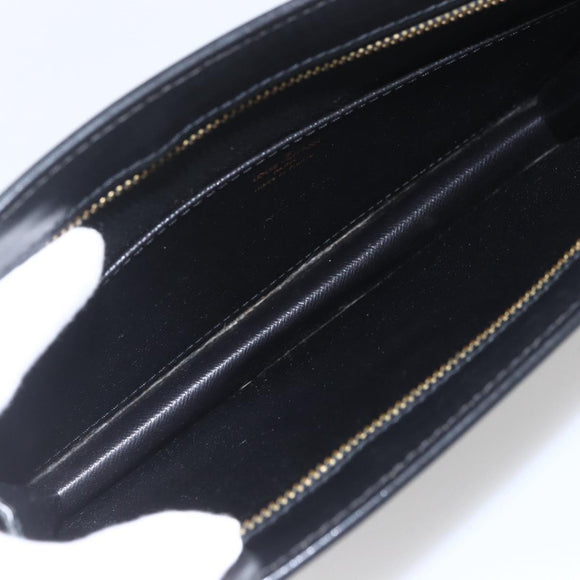 LOUIS VUITTON Epi Pochette Homme Clutch Bag Black M52522 LV Auth mr1972