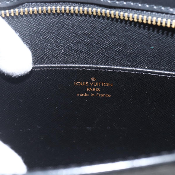LOUIS VUITTON Epi Pochette Homme Clutch Bag Black M52522 LV Auth mr1972