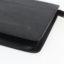 LOUIS VUITTON Epi Pochette Homme Clutch Bag Black M52522 LV Auth mr1972-7
