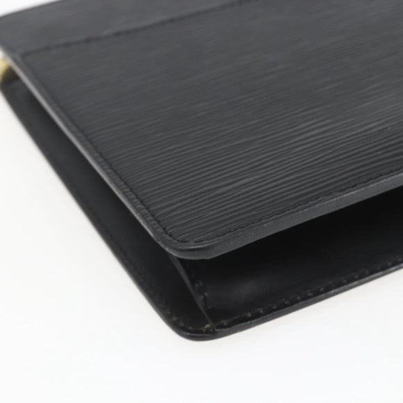 LOUIS VUITTON Epi Pochette Homme Clutch Bag Black M52522 LV Auth mr1972