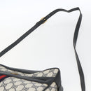 GUCCI GG Supreme Sherry Line Shoulder Bag PVC Navy Gold 72 02 005 Auth mr1982-8